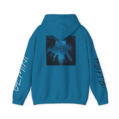 Gemini Man Hoodie - Celestial Design for Zodiac Lovers
