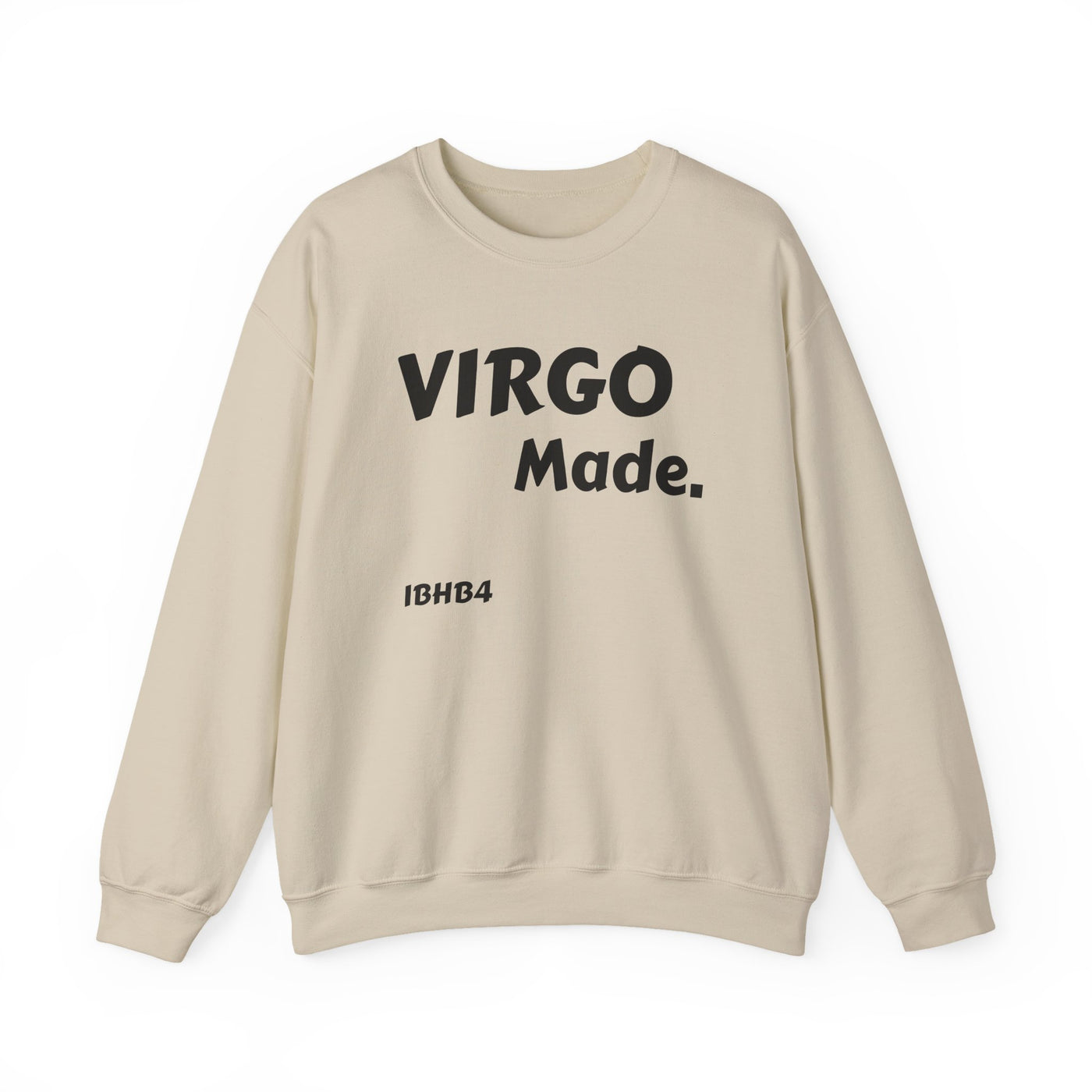 Virgo Made Unisex Heavy Blend Crewneck Sweatshirt, Cozy Sweatshirt, Astrology Gift, Virgo Birthday Apparel, Casual Wear, Zodiac Style