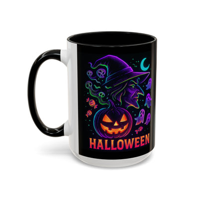 Halloween-Themed Accent Coffee Mug - Fun & Spooky Design