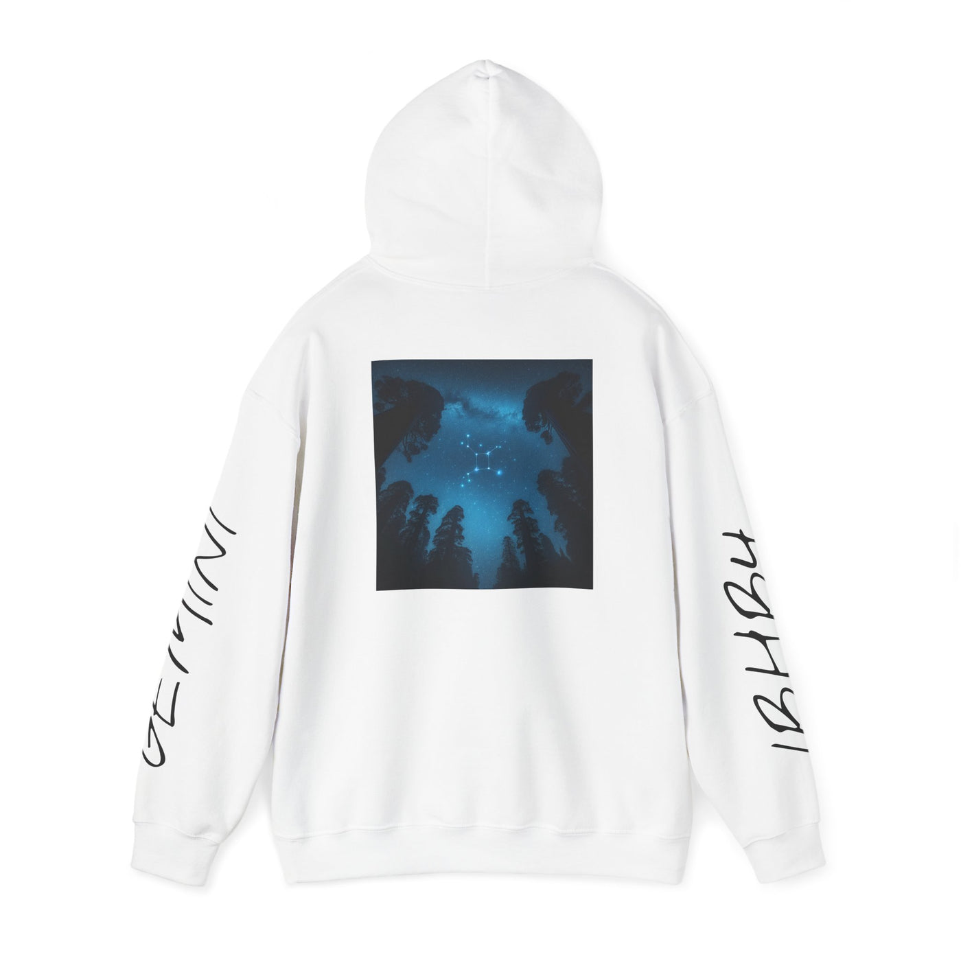 Gemini Man Hoodie - Celestial Design for Zodiac Lovers