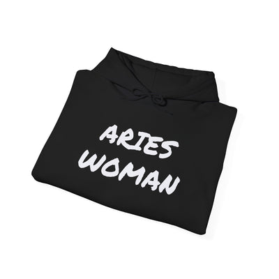 Aries Woman Hoodie - Astrology Inspired Heavy Blend Sweatshirt