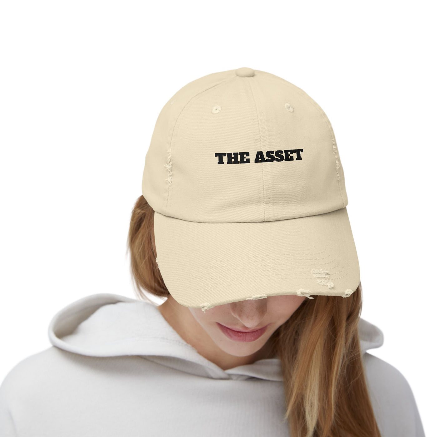 Unisex Distressed Cap - Casual Style, Perfect Gift for Friends, Streetwear Accessory, Trendy Hat for All Occasions