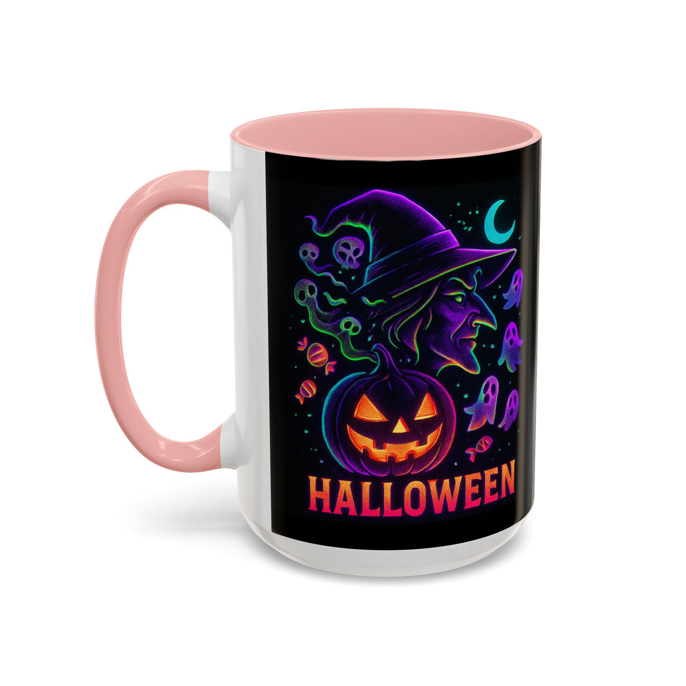 Halloween-Themed Accent Coffee Mug - Fun & Spooky Design