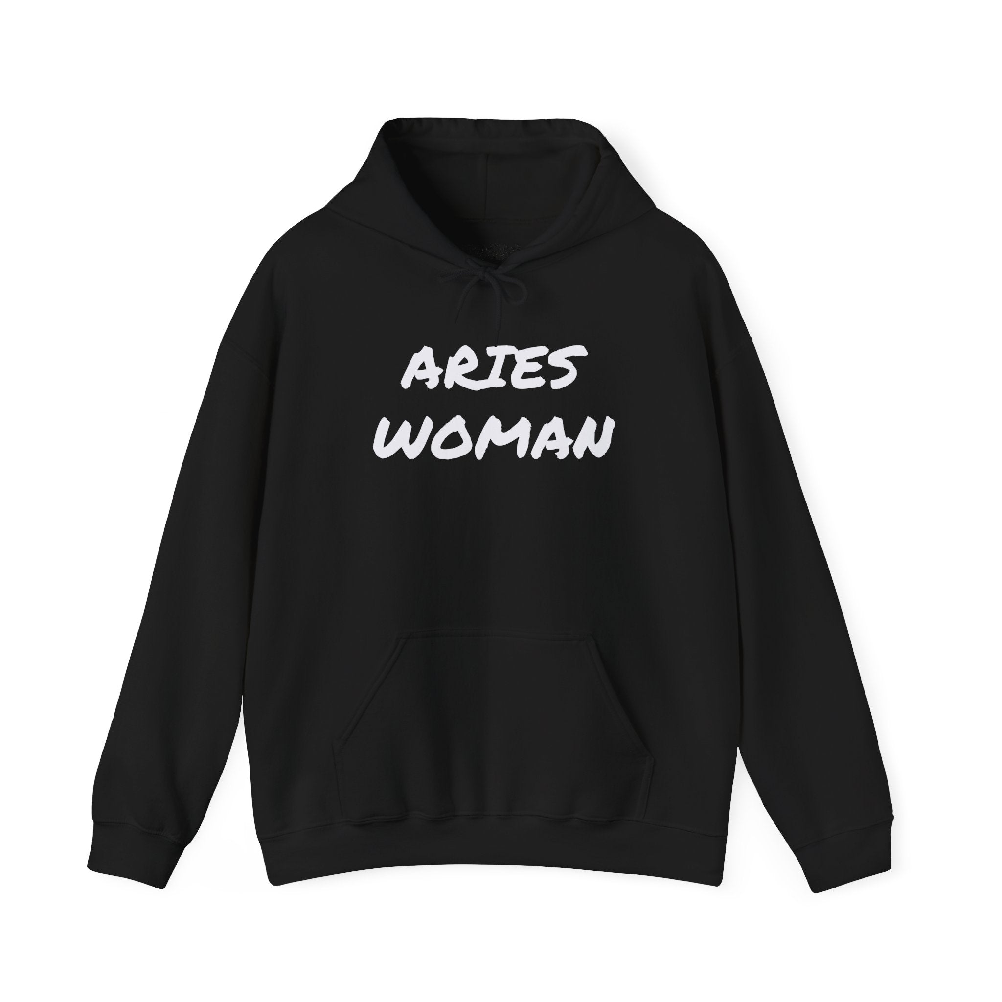 Aries Woman Hoodie - Astrology Inspired Heavy Blend Sweatshirt
