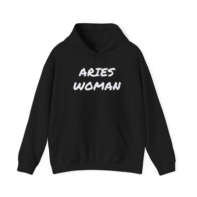 Aries Woman Hoodie - Astrology Inspired Heavy Blend Sweatshirt