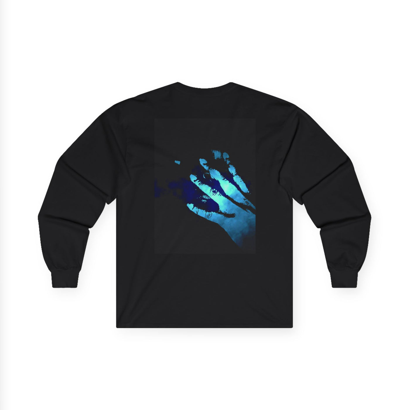 Unisex Ultra Cotton Long Sleeve Tee - 'IBHB4' Graphic Tee with Hand Design