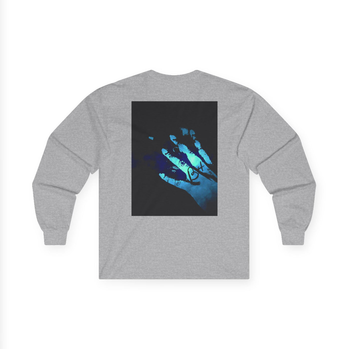 Unisex Ultra Cotton Long Sleeve Tee - 'IBHB4' Graphic Tee with Hand Design