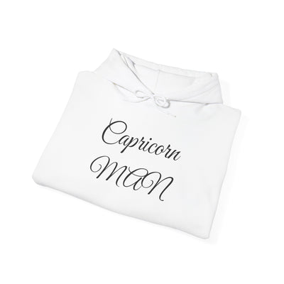 Capricorn Man Zodiac Hoodie - Unisex Heavy Blend Sweatshirt with Constellation Design