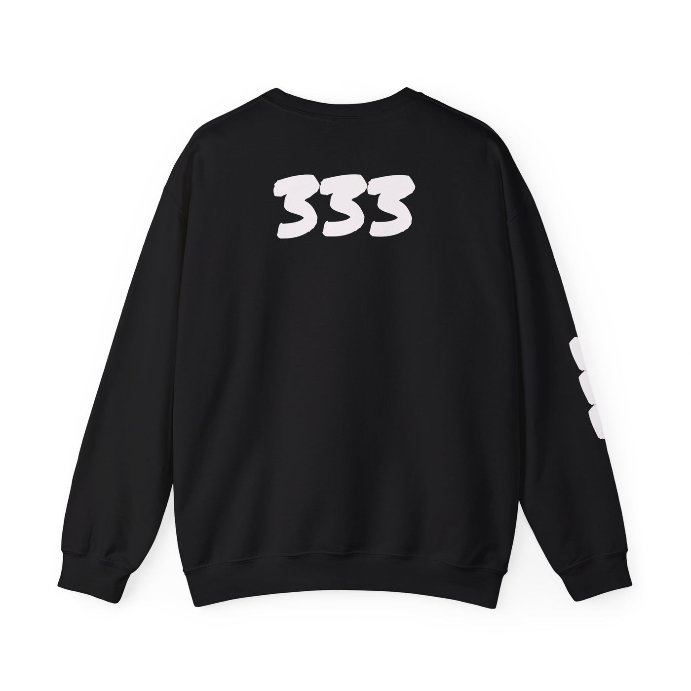Unisex Heavy Blend Crewneck Sweatshirt with 333 Graphic - Cozy, Trendy Streetwear