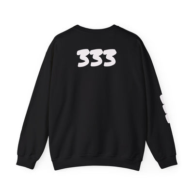 Unisex Heavy Blend Crewneck Sweatshirt with 333 Graphic - Cozy, Trendy Streetwear