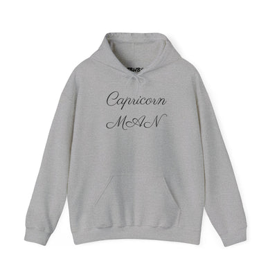 Capricorn Man Zodiac Hoodie - Unisex Heavy Blend Sweatshirt with Constellation Design
