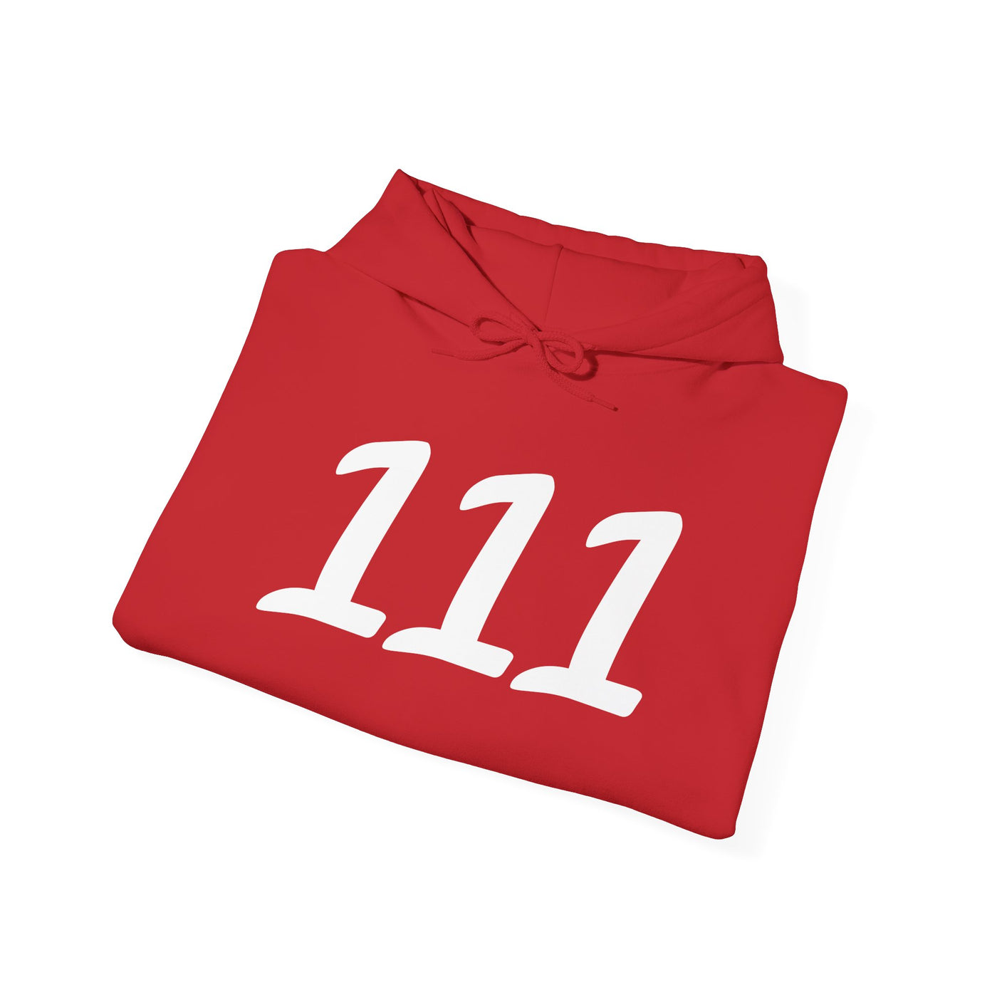 Minimalist Hoodie with 111 Design, Unisex Sweatshirt, Casual Style, Gift Idea for Friends, Cozy Layering Piece, Trendy Streetwear