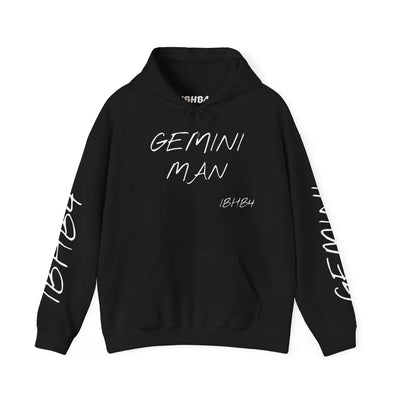 Gemini Man Hoodie - Celestial Design for Zodiac Lovers
