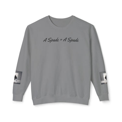 Unisex Crewneck Sweatshirt - 'A Spade = A Spade' Design