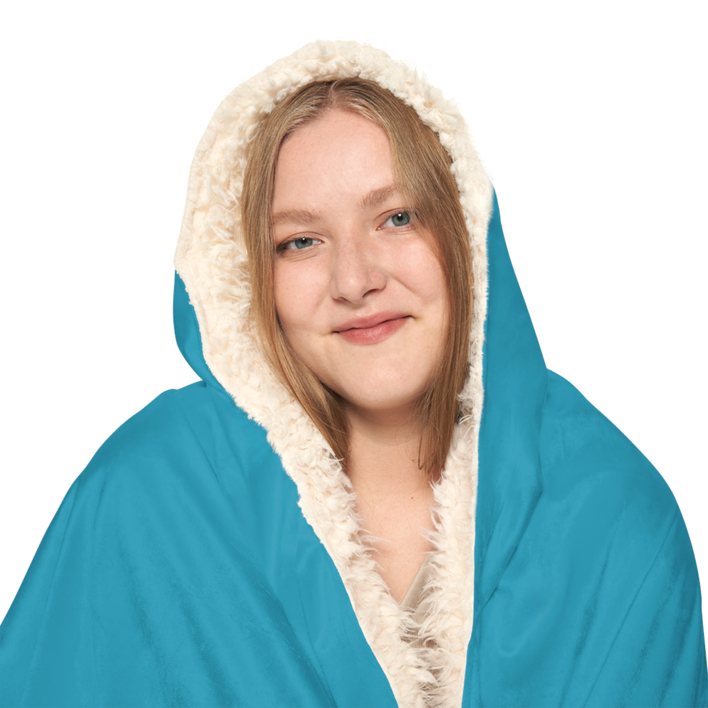 Cozy Hooded Snuggle Blanket with Bold IBHB4 Design