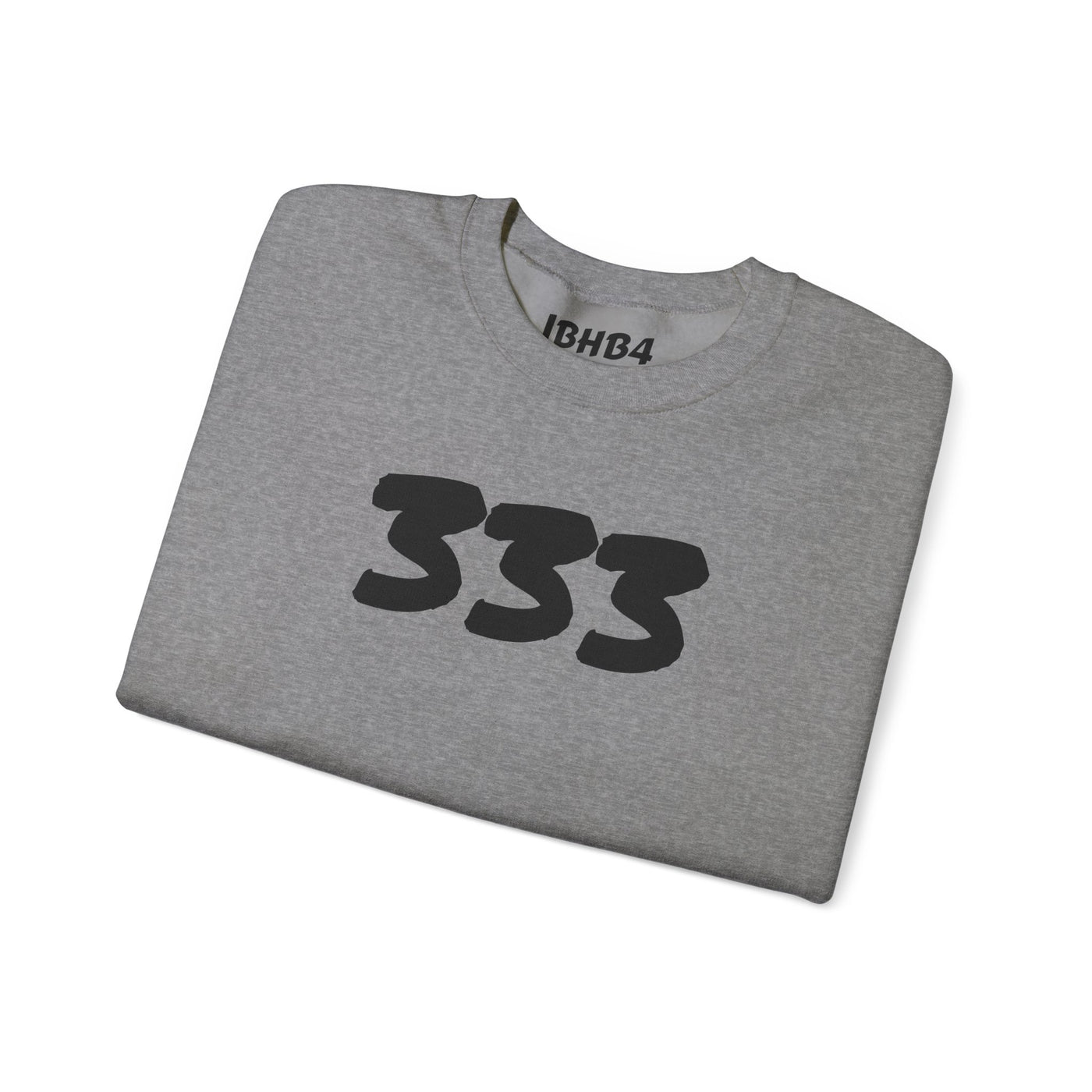 Unisex Heavy Blend Crewneck Sweatshirt with 333 Graphic - Cozy, Trendy Streetwear