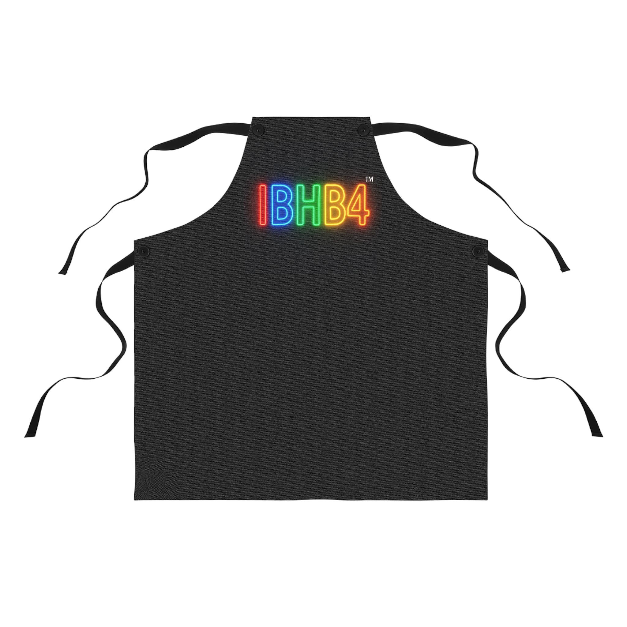 Colorful Neon IBHB4 Apron, Fun Cooking Gift, Chef's Apron, Baking Accessory, Kitchen Decor