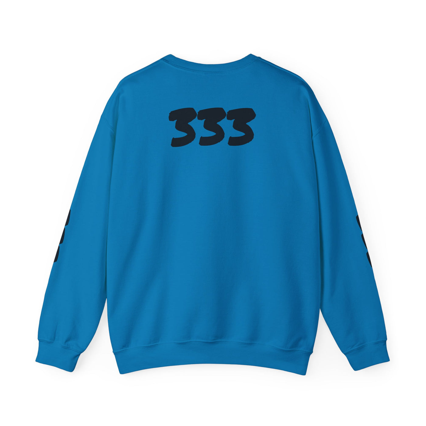 Unisex Heavy Blend Crewneck Sweatshirt with 333 Graphic - Cozy, Trendy Streetwear