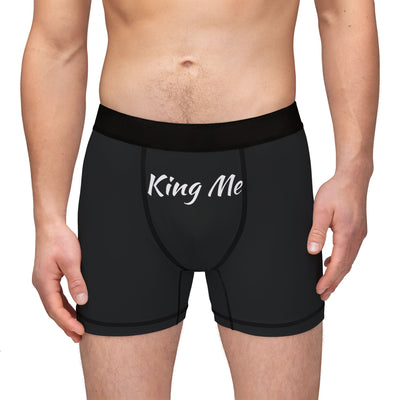 Men's Boxers - 'King Me' Graphic Underwear for Comfort and Style