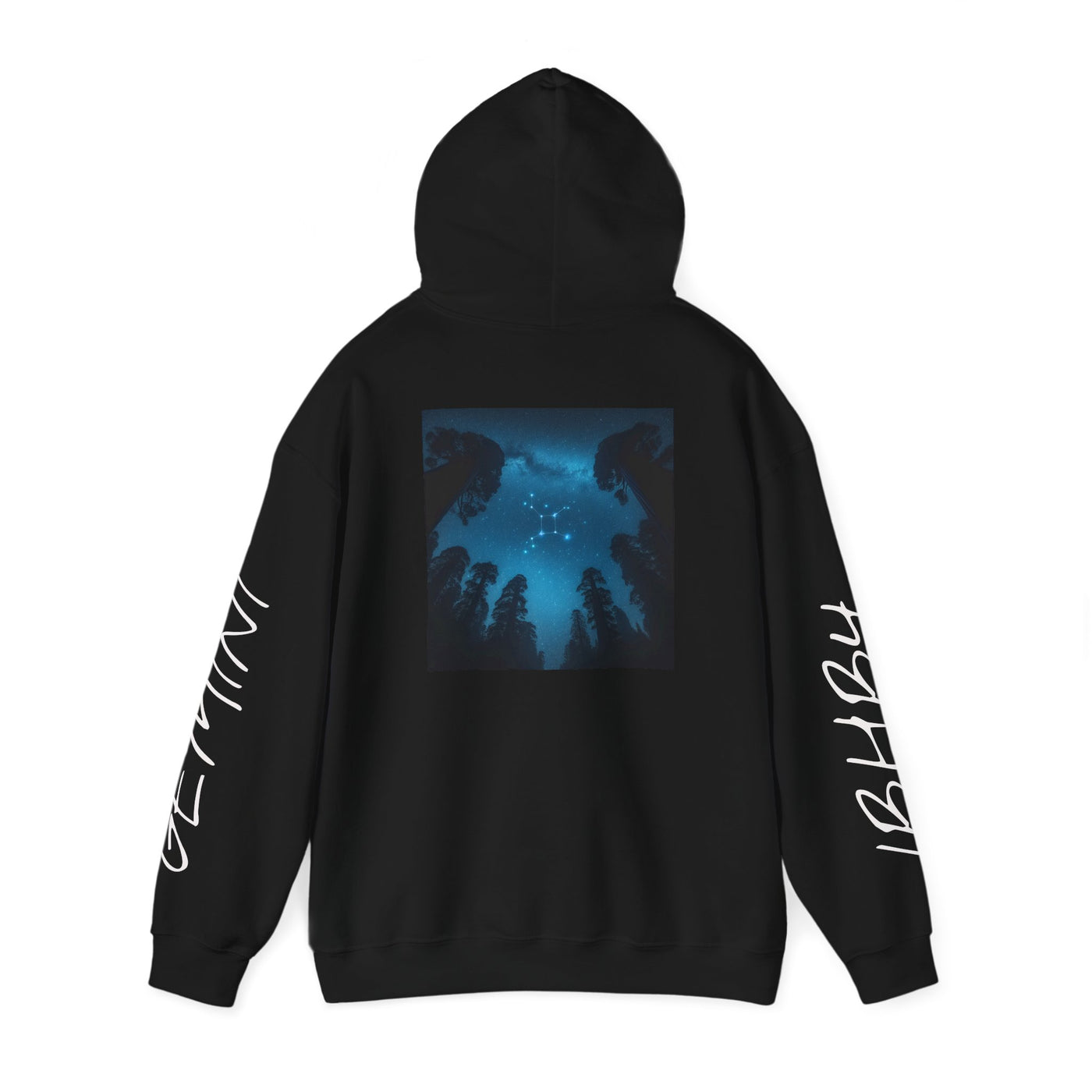Gemini Man Hoodie - Celestial Design for Zodiac Lovers
