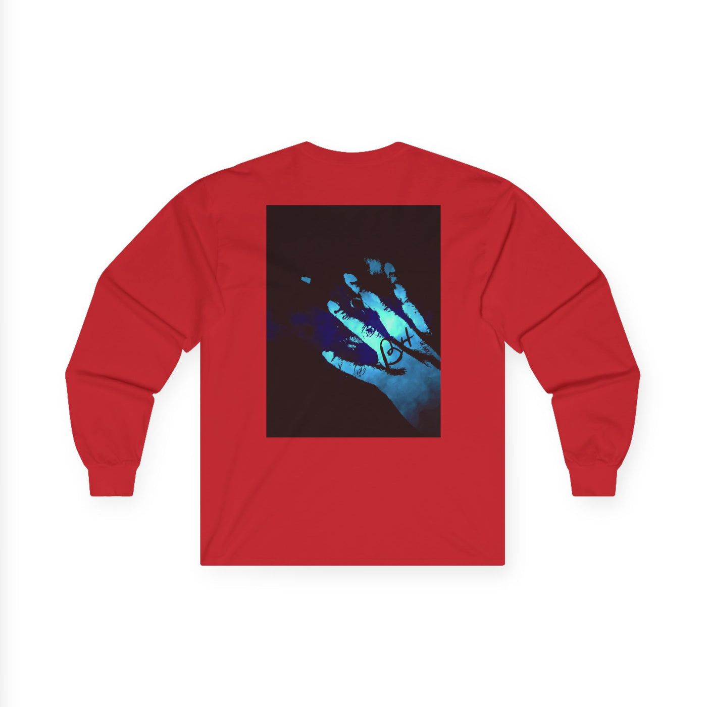 Unisex Ultra Cotton Long Sleeve Tee - 'IBHB4' Graphic Tee with Hand Design