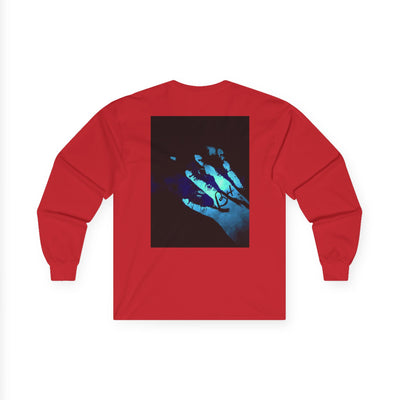 Unisex Ultra Cotton Long Sleeve Tee - 'IBHB4' Graphic Tee with Hand Design