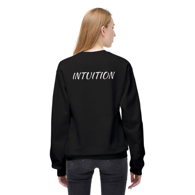 Unisex Crewneck Sweatshirt - '111' Front & 'INTUITION' Back Design