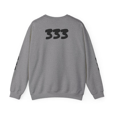 Unisex Heavy Blend Crewneck Sweatshirt with 333 Graphic - Cozy, Trendy Streetwear