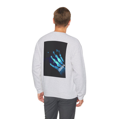 Futuristic Handprint Crewneck Sweatshirt - Unisex Heavy Blend™
