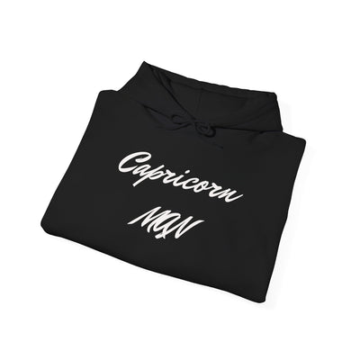 Capricorn Man Zodiac Hoodie - Unisex Heavy Blend Sweatshirt with Constellation Design