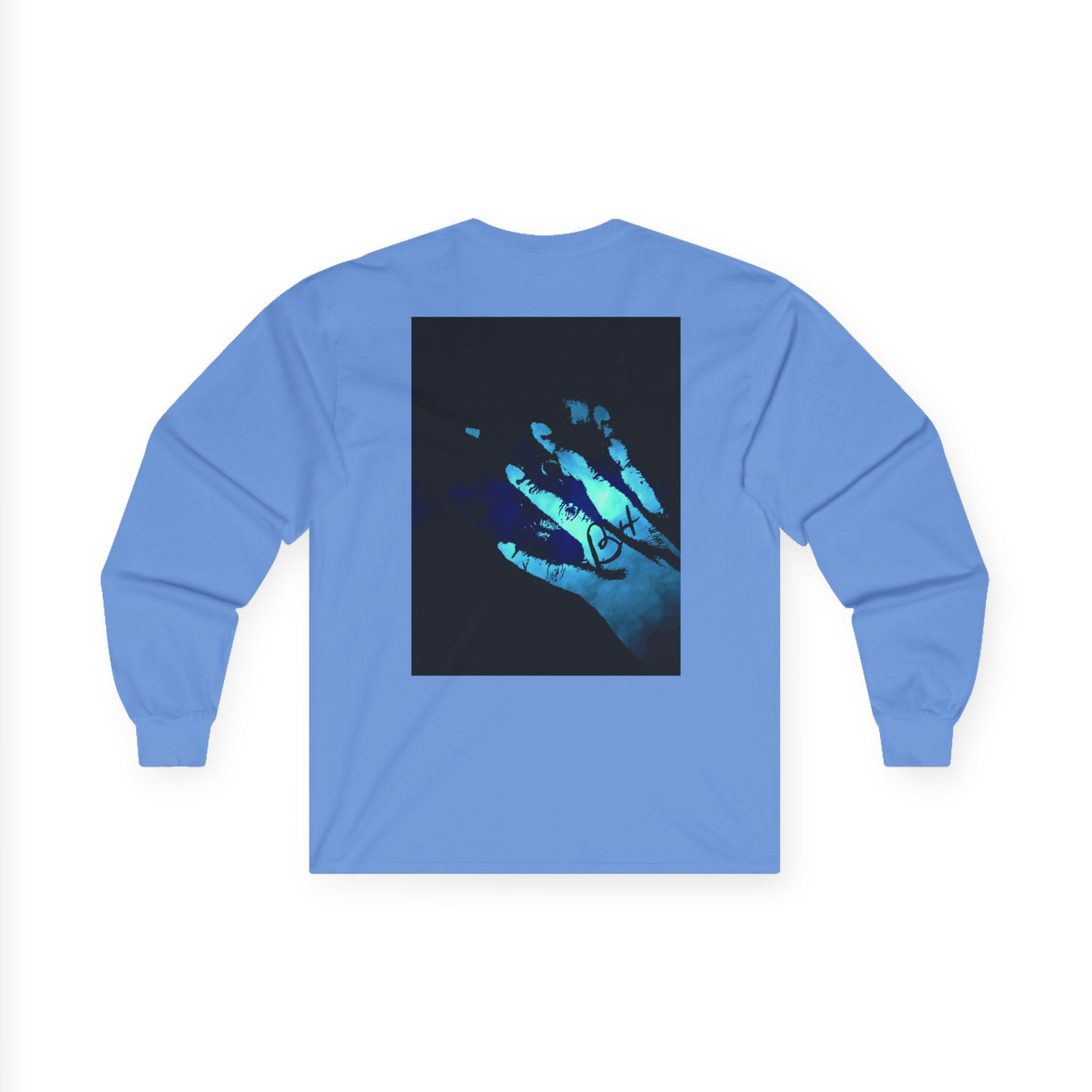 Unisex Ultra Cotton Long Sleeve Tee - 'IBHB4' Graphic Tee with Hand Design