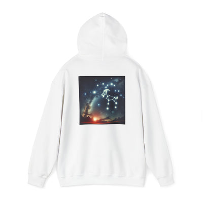 Capricorn Man Zodiac Hoodie - Unisex Heavy Blend Sweatshirt with Constellation Design