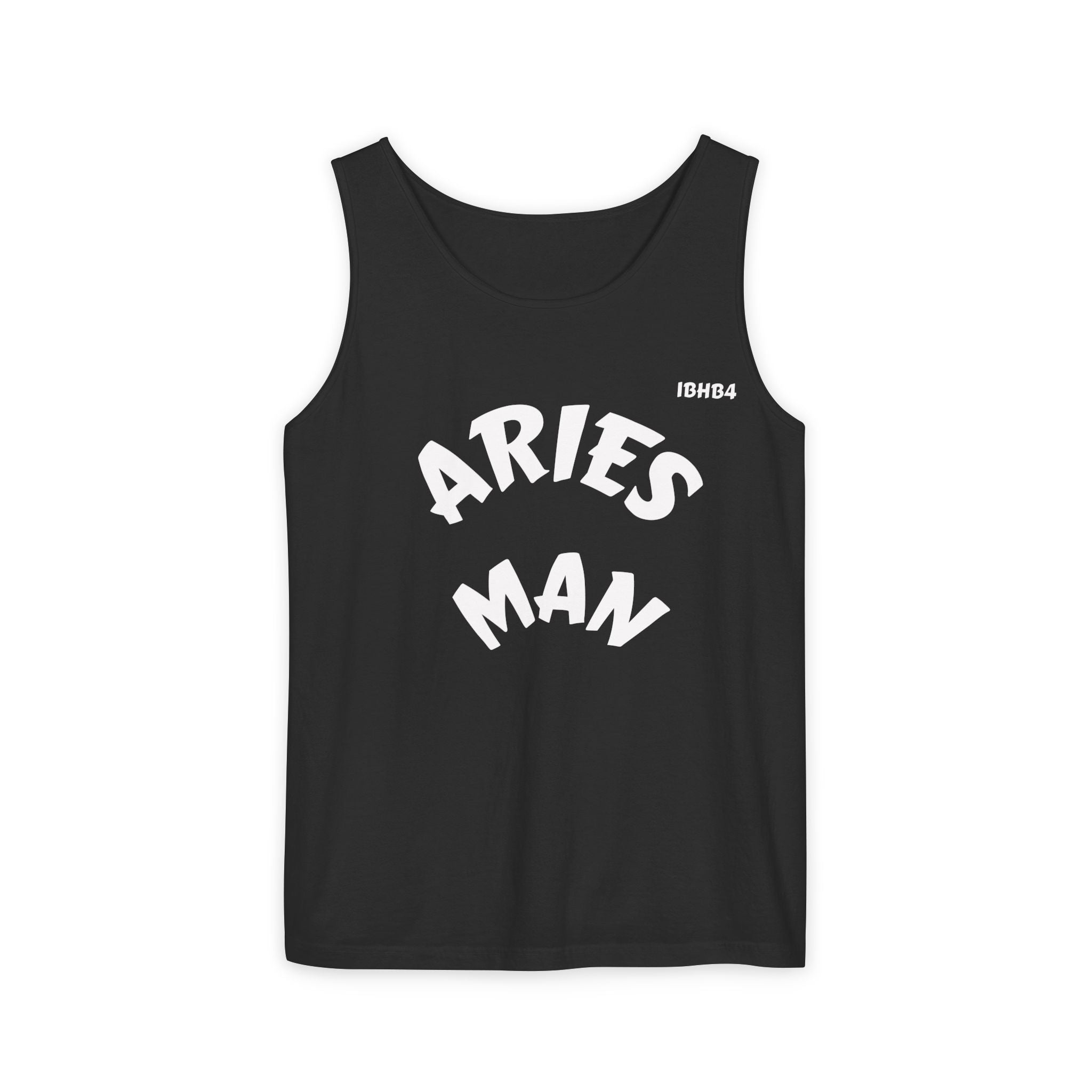 Aries Man Tank Top - Gift for Zodiac Lovers, Birth Month Celebrations, Astrology Apparel, Casual Wear, Unisex Clothing