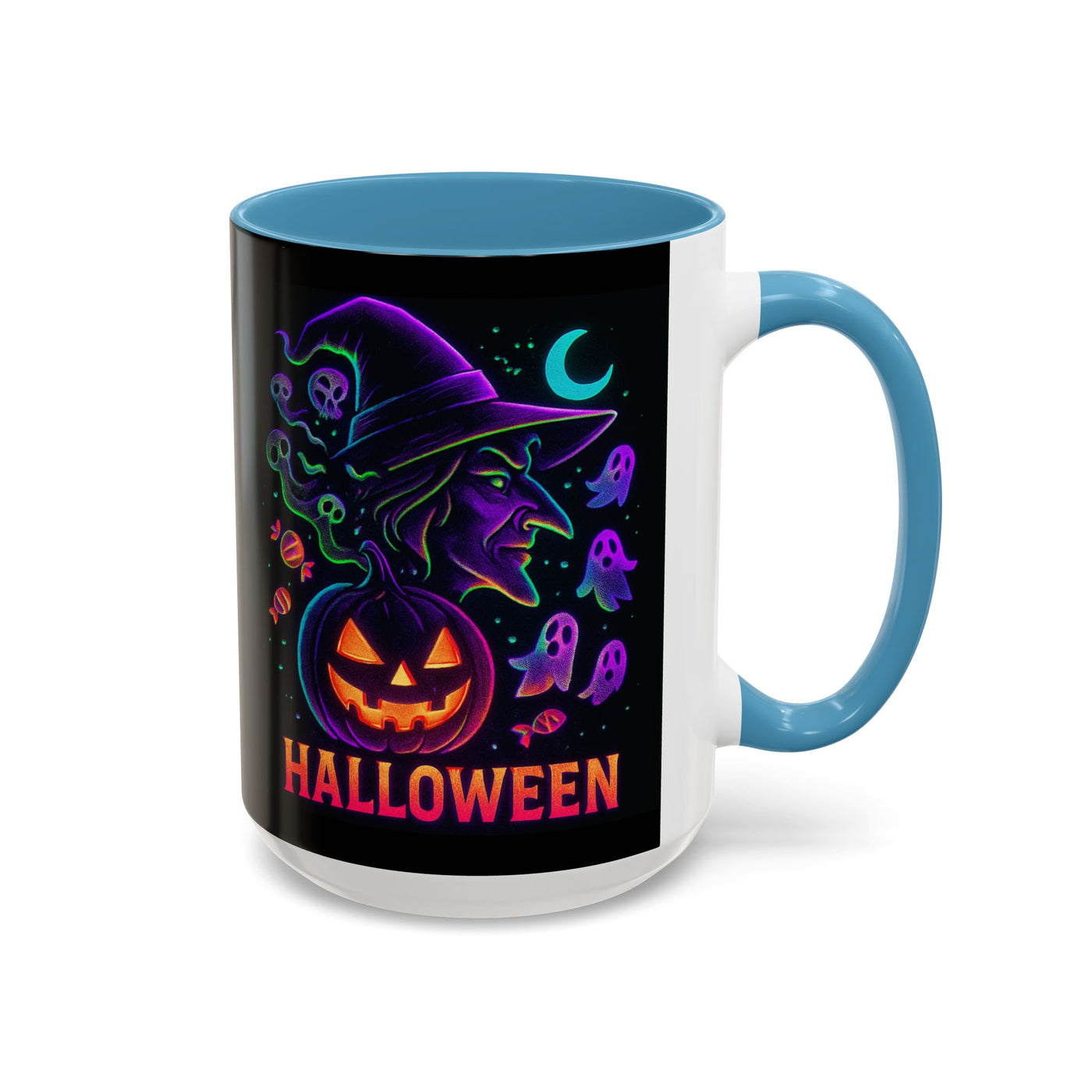 Halloween-Themed Accent Coffee Mug - Fun & Spooky Design
