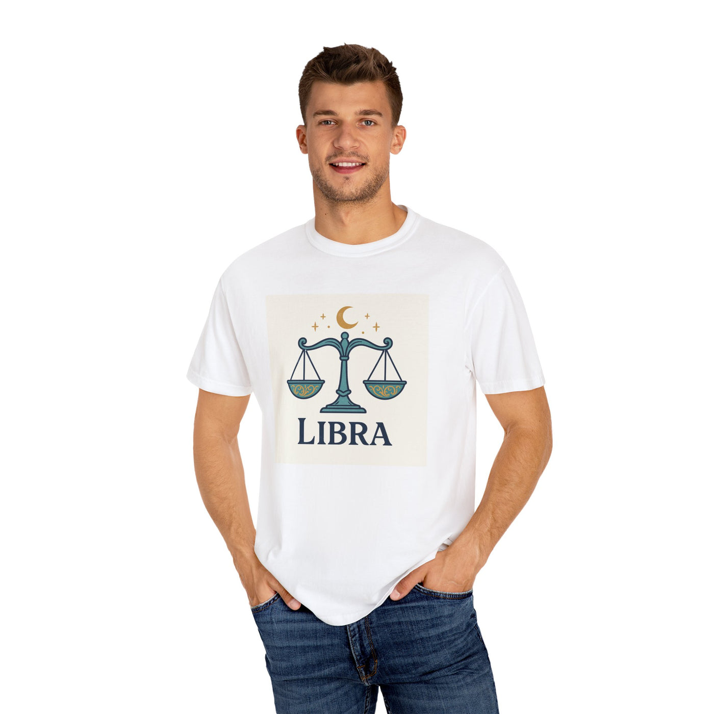 Libra Zodiac T-Shirt, Astrology Tee, Gift for Libras, Birthday Shirt, Unisex Casual Wear, Horoscope Apparel