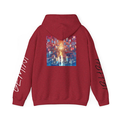 Gemini Man Hoodie - Celestial Design for Zodiac Lovers