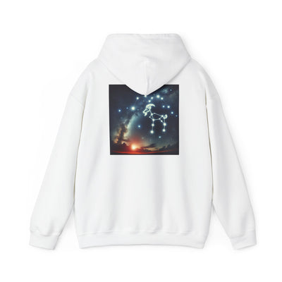 Capricorn Man Zodiac Hoodie - Unisex Heavy Blend Sweatshirt with Constellation Design
