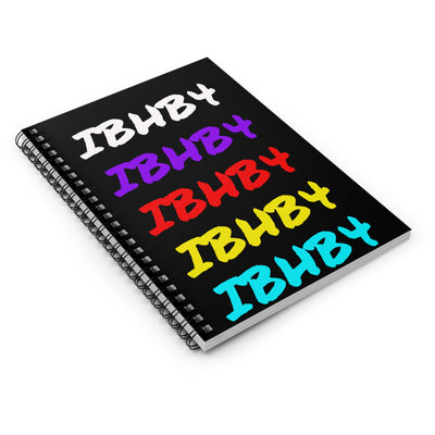Colorful Spiral Notebook - IBHB4 Design for Creative Minds
