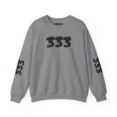 Unisex Heavy Blend Crewneck Sweatshirt with 333 Graphic - Cozy, Trendy Streetwear