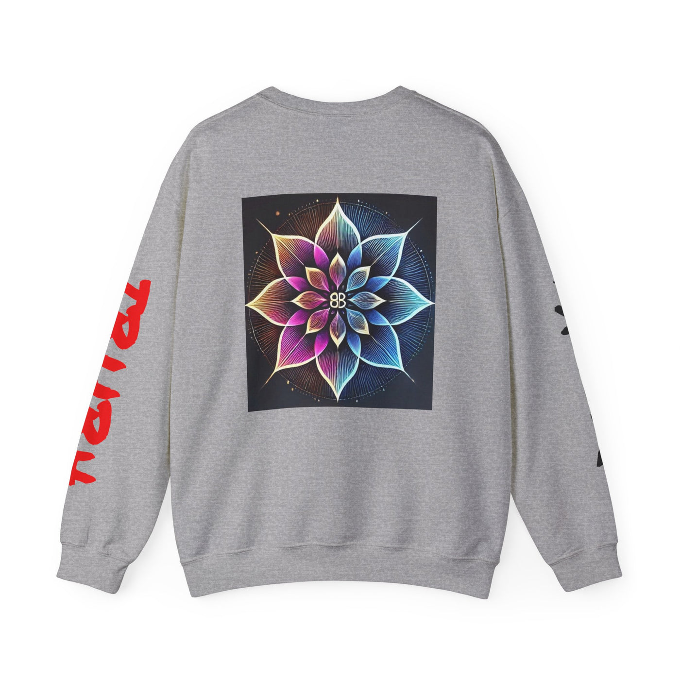 Cosmic Vibes Unisex Crewneck Sweatshirt with Artistic Print