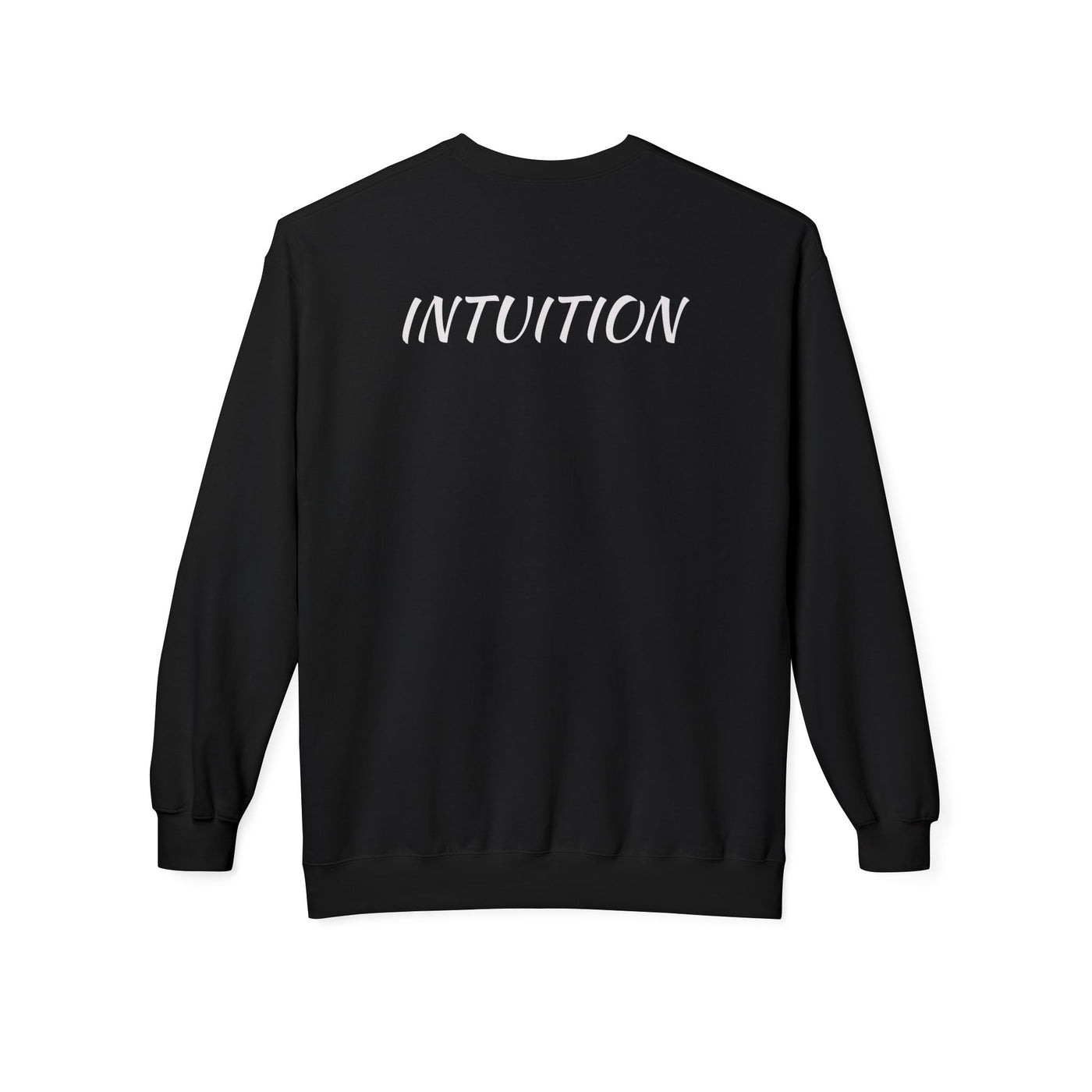 Unisex Crewneck Sweatshirt - '111' Front & 'INTUITION' Back Design