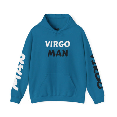 Virgo Man Graphic Hoodie - Astrological Zodiac Sweatshirt for Astrology Lovers