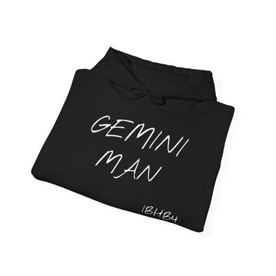 Gemini Man Hoodie - Celestial Design for Zodiac Lovers