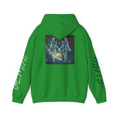 Gemini Man Hoodie - Celestial Design for Zodiac Lovers