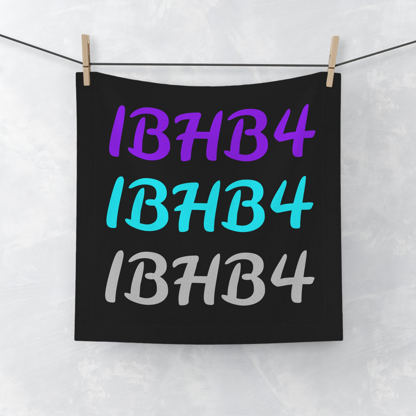 Personalized IBHB4 Face Towel - Stylish and Versatile Bathroom Essential
