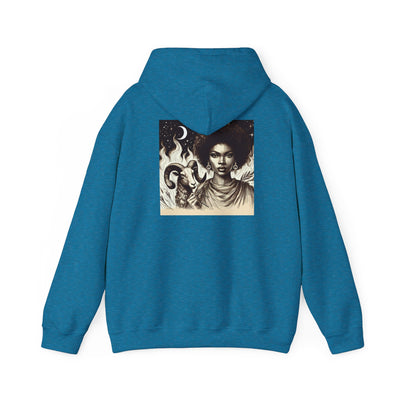 Aries Woman Hoodie - Astrology Inspired Heavy Blend Sweatshirt