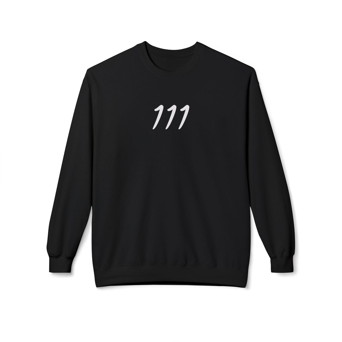 Unisex Crewneck Sweatshirt - '111' Front & 'INTUITION' Back Design