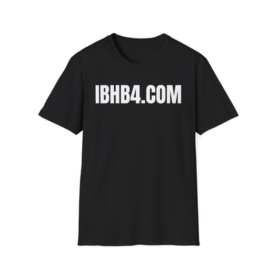 Unisex Softstyle T-Shirt with IBHB4.COM Print - Trendy Casual Wear, Gift for Friends, Graphic Tee, Everyday Essentials, Summer Style